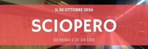 Banchina della stazione Lepanto sulla metro A di Roma, in vista dello sciopero generale del 30 ottobre